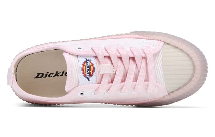 Dickies Canvas Shoes Women's Low-Top Pink 6