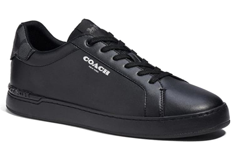 COACH Low Top Stylish Skateboarding Shoes Men's Black 5