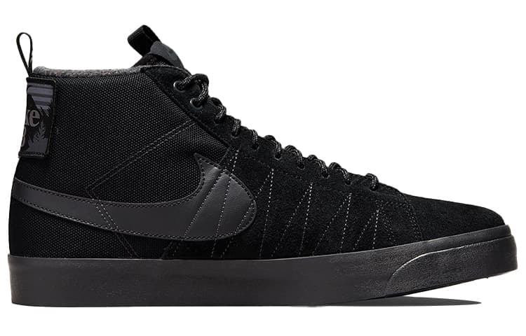 Nike SB Blazer Mid Premium Acclimate Pack - Triple Black 4