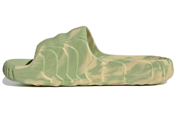 Adidas Originals Adilette 22 Slides Magic Lime St Desert Sand