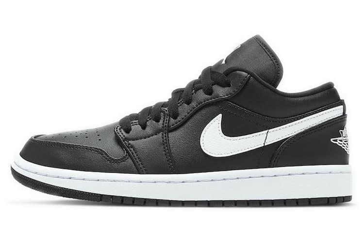 JORDAN 1 Low Black White Women's
