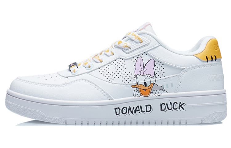 LINING Classic Skateboarding X Disney 'White Yellow Daisy' Women's 2