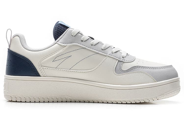 Anta Life Collection Wear-resistant And Lightweight Low-Top Skateboard Shoes Men's White Gray Blue 3