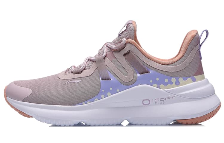 LINING Casual Shoes Women's Low Top Light Custard Purple 2