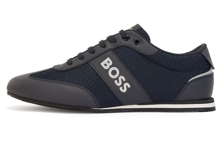HUGO BOSS Casual Shoes Men Low-Top Dark Blue 2