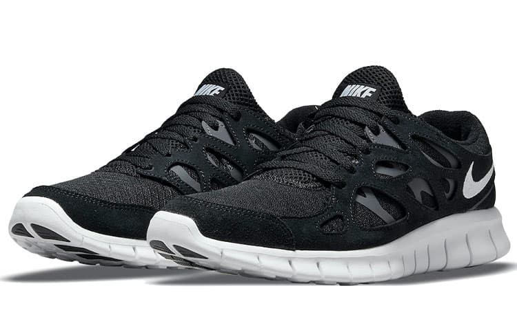 Nike Free Run 2 Black White 6