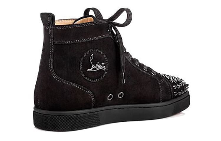 Christian Louboutin Lou Spikes Embellished High-Top Sneakers 6