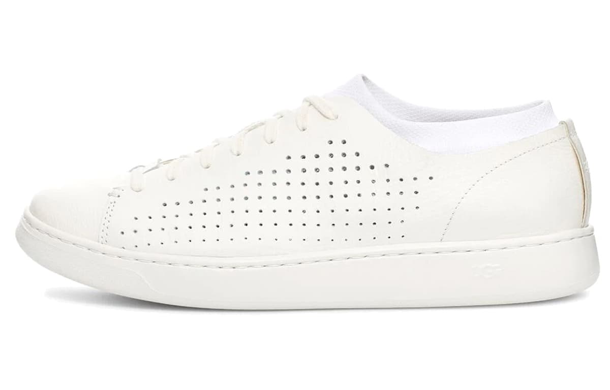 UGG Pismo Cozy Casual Sports Low Tops Skateboarding Shoes White 2