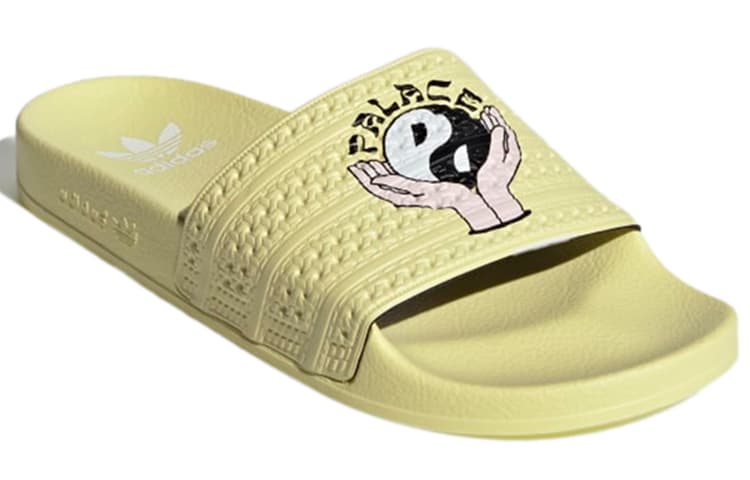 Adidas Originals Adilette Slides Palace Palaste Light Yellow 6