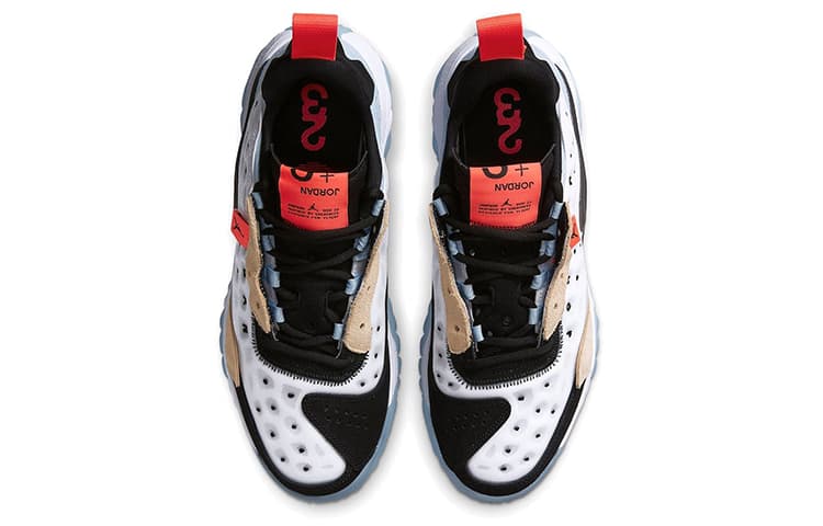 JORDAN Delta 2 White Black Tan Infrared 5