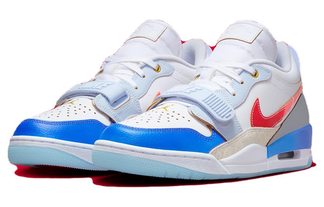 Jordan Legacy 312 Low 'White Game Royal University Red' 5