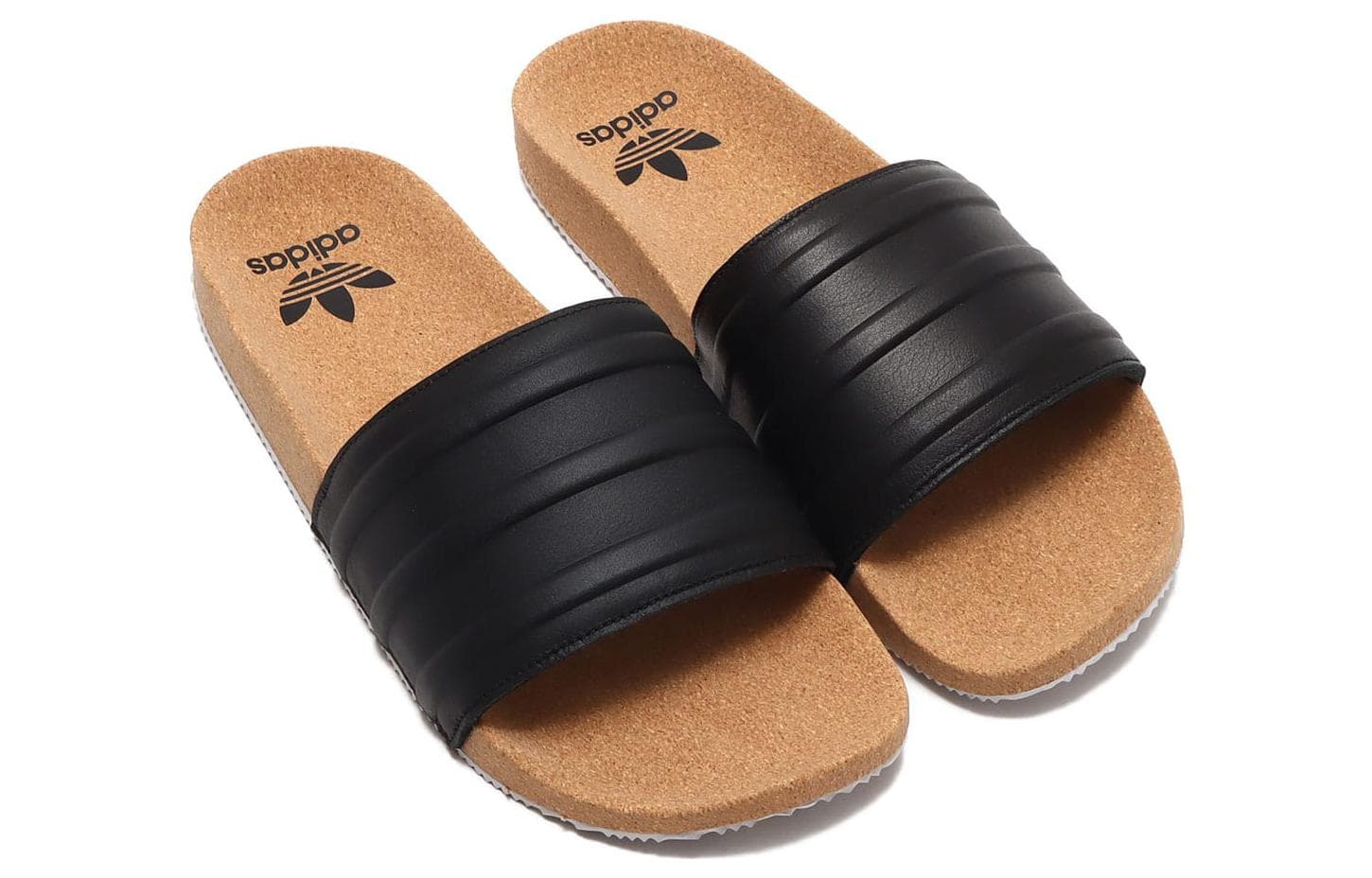 Adidas Originals Adilette Premium Black Cork 4