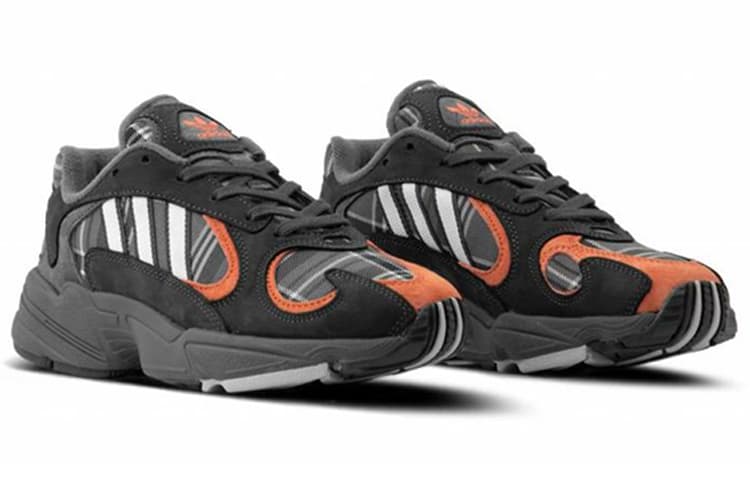 Adidas Originals Yung 1 Orange Plaid 4