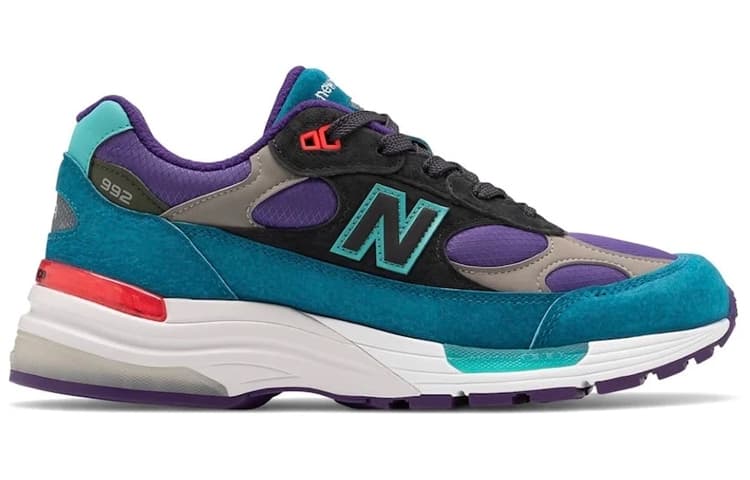 New Balance 992 Concepts Purple Grey Green 4