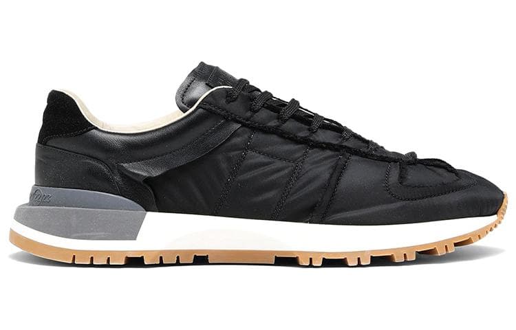 Maison Margiela Panelled Lace Up Sneakers 3