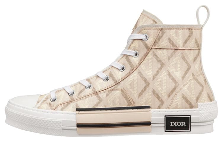 DIOR B23 High Top Natural Cd Diamond 2