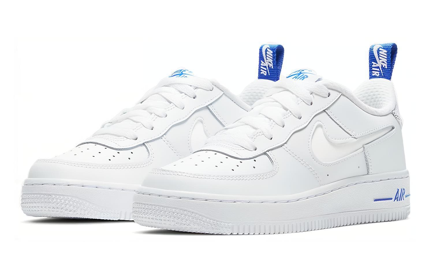 Nike Air Force 1 Low 07 LV8 White Racer Blue GS 6