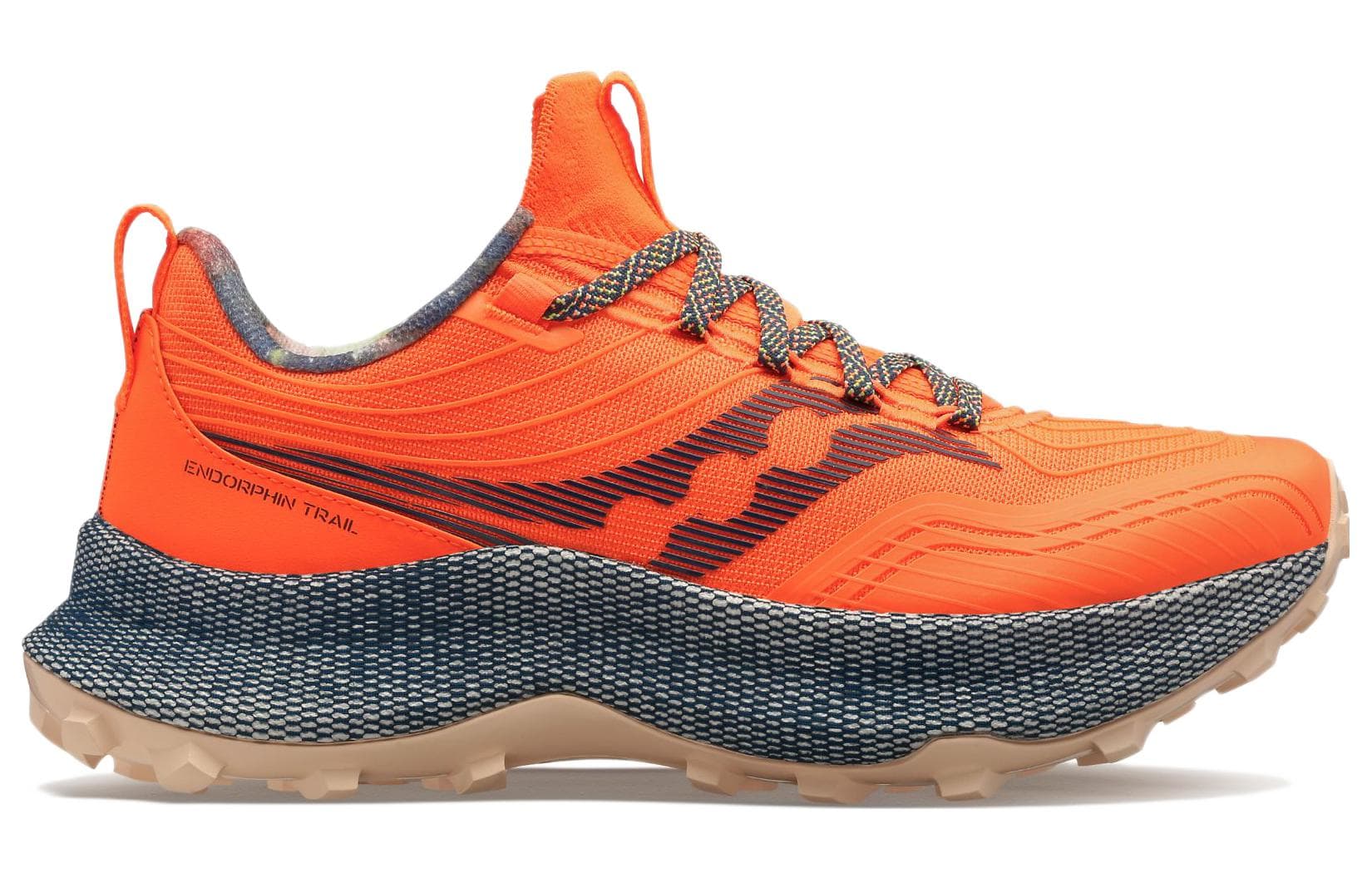 Saucony Endorphin Trail Trail Low-Top Running Shoes Men's Orange 4