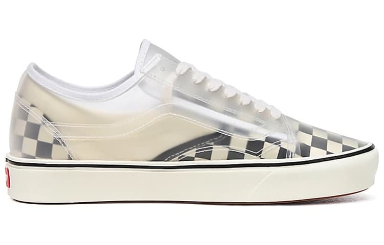 Slip Skool ComfyCush Vans 'Checkerboard White' 3