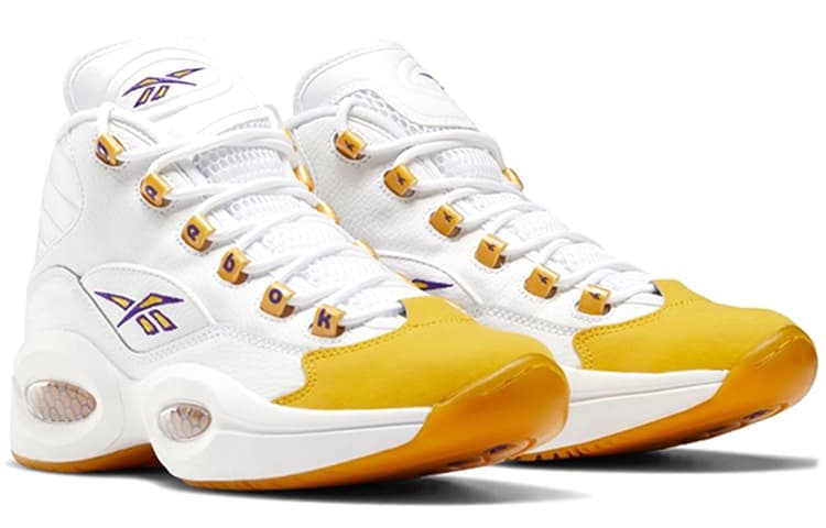Reebok Question Mid Yellow Toe 5