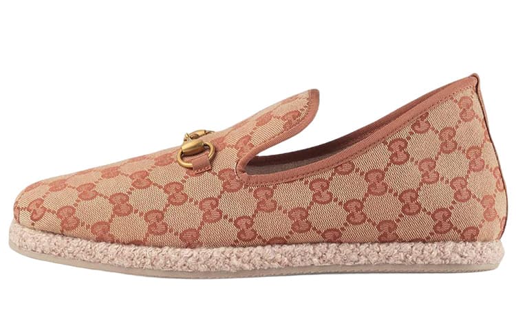 GUCCI GG Jacquard Wool Loafers 2