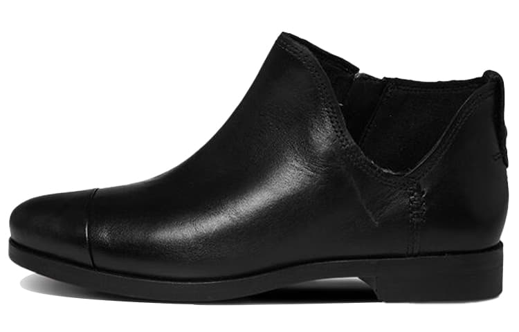 Timberland Carleton Side Zipper Ankle Boots 'Black Suede' Women's 2