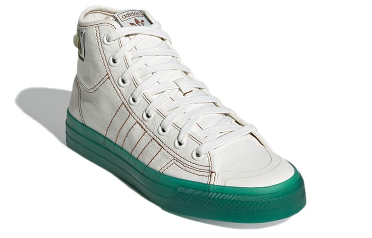Adidas Originals Nizza Hi Rf 'White Green' 5