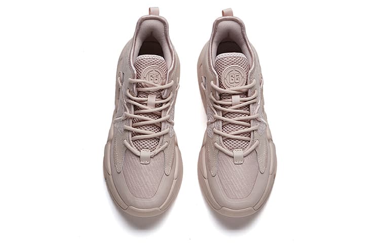 ANTA Skateboard Shoes Women's Low-Top Lotus Gray 6