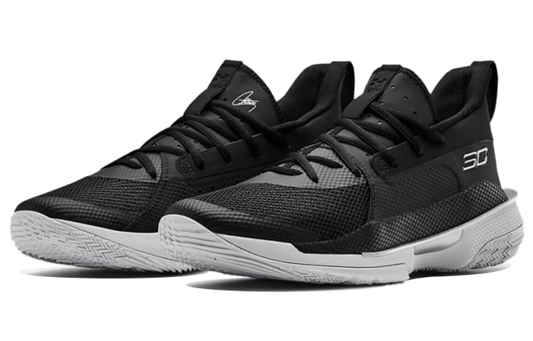 Under Armour Curry 7 Team 'Black White' 5
