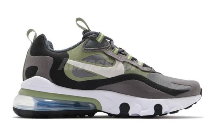 Nike Air Max 270 React Iron Grey Green GS 3