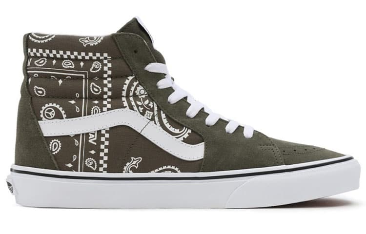 Vans SK8 HI 'Peace Paisley Grape Leaf' 3