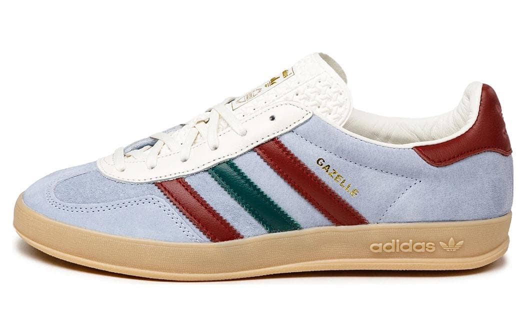 Adidas Gazelle Indoor Blue Dawn Collegiate Burgundy