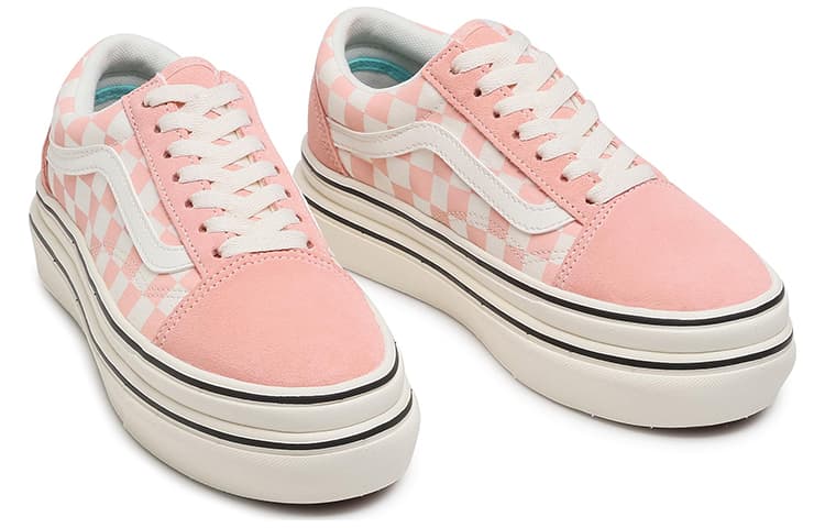 Vans Old Skool Sneakers 'Pink White' Women's 4