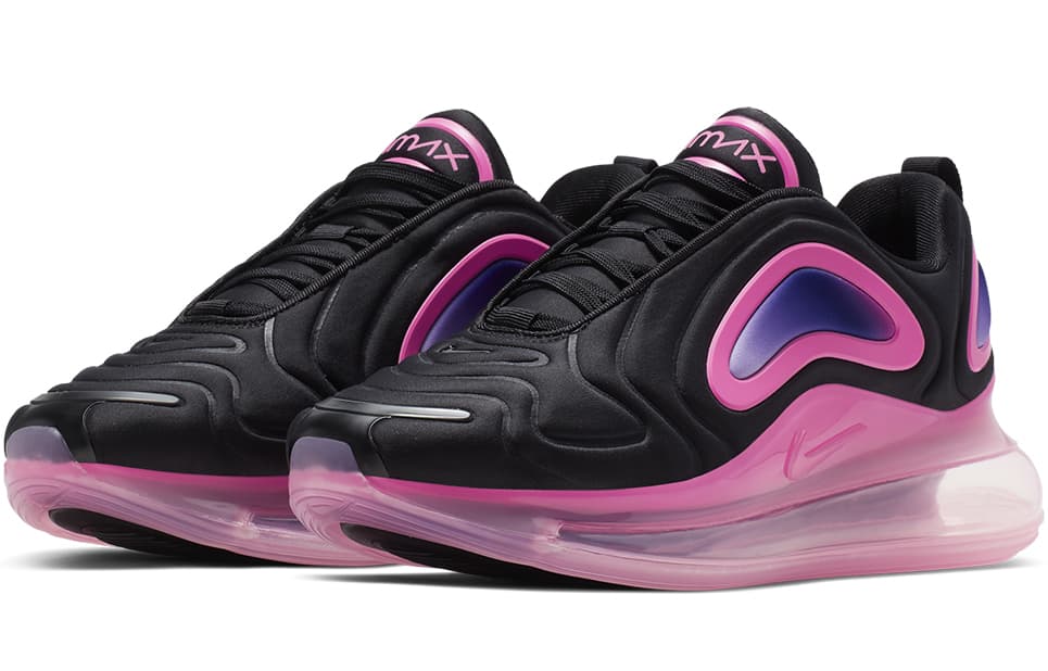 Nike Air Max 720 Black Laser Fuchsia 6