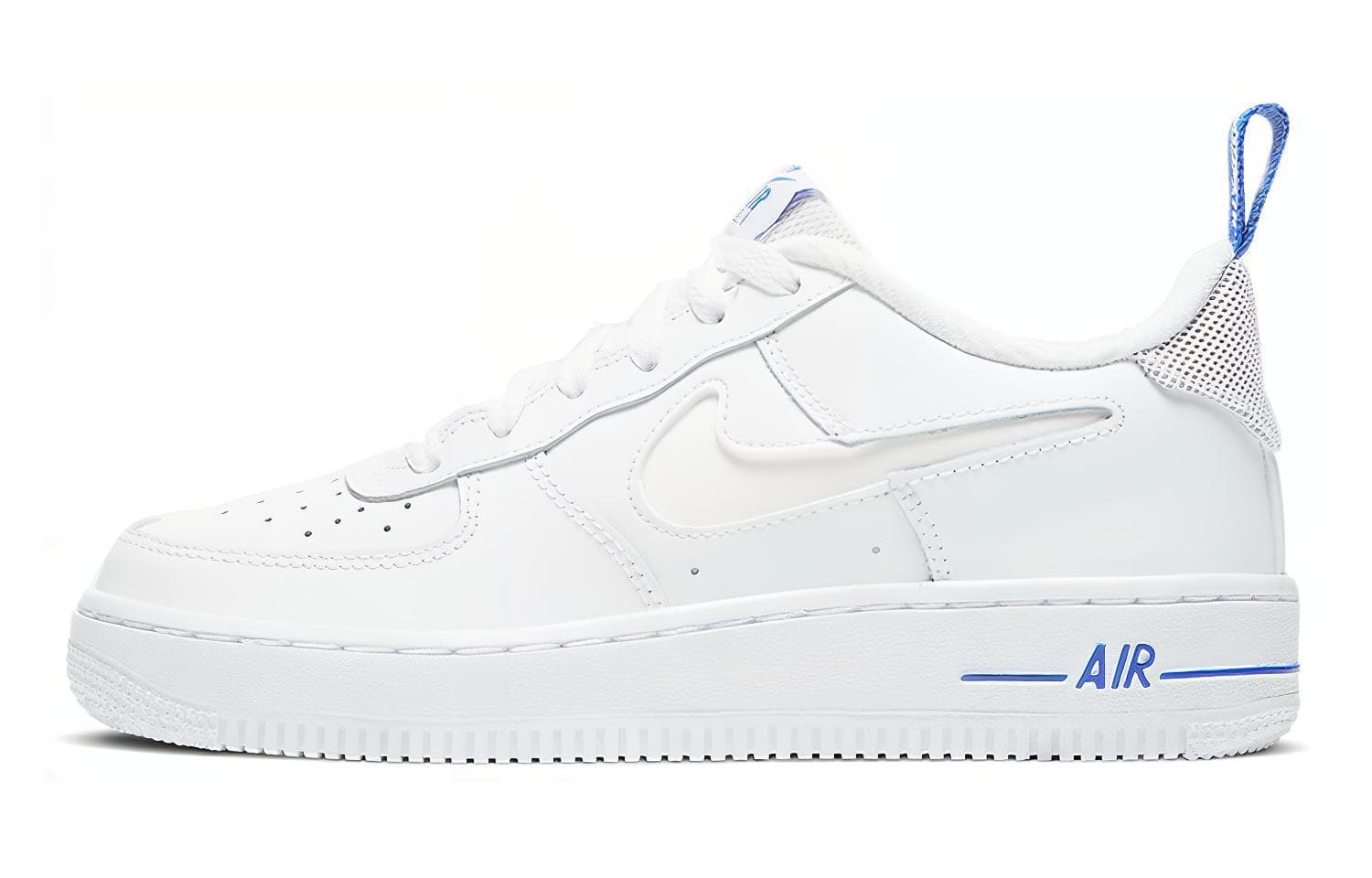 Nike Air Force 1 Low 07 LV8 White Racer Blue GS