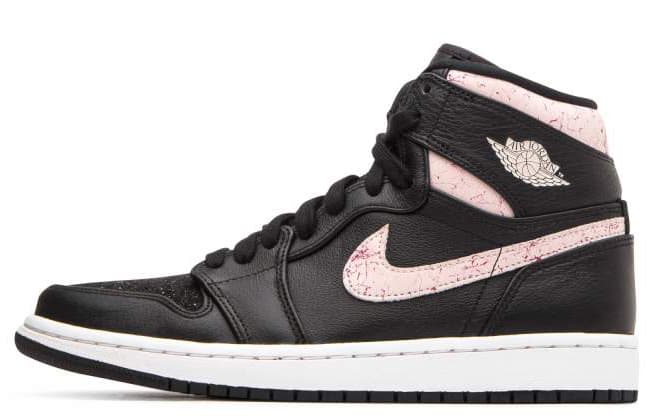 JORDAN 1 Retro High Black Silt Red Women's 2