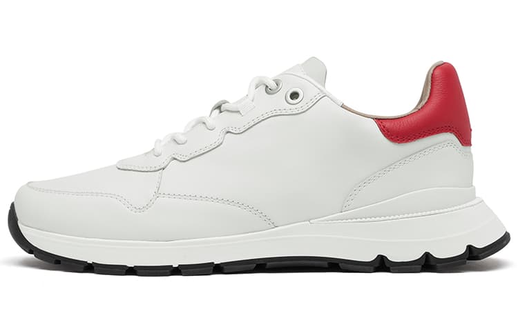 Clarks Low Top Casual Shoes Men's White