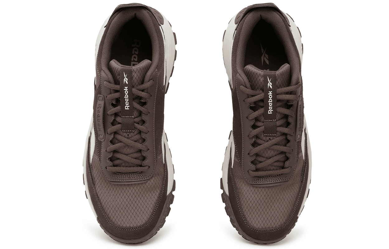 Reebok Wear-Resistant Slip-Resistant Low-Top Running Shoes Unisex Brown 5