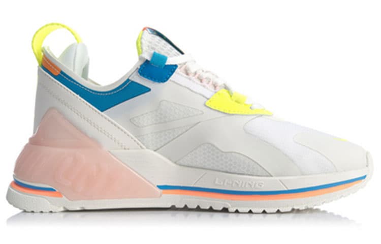 LINING 001 Casual Shoes Women's Low-Top White Blue 4