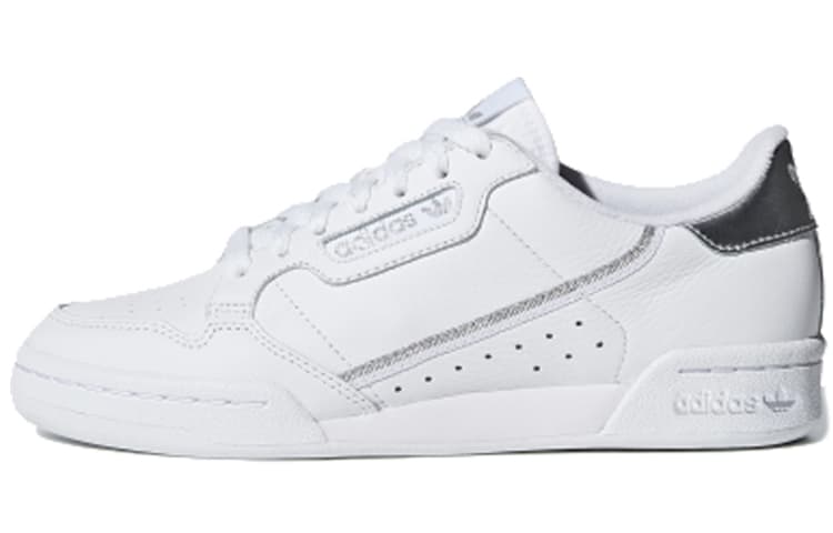 Adidas Originals Continental 80 Cloud White Silver Metallic Women's 2