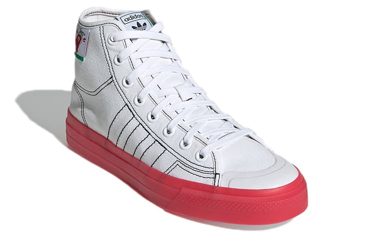 Adidas Originals Originals Nizza Hi Rf 'White Red' 5