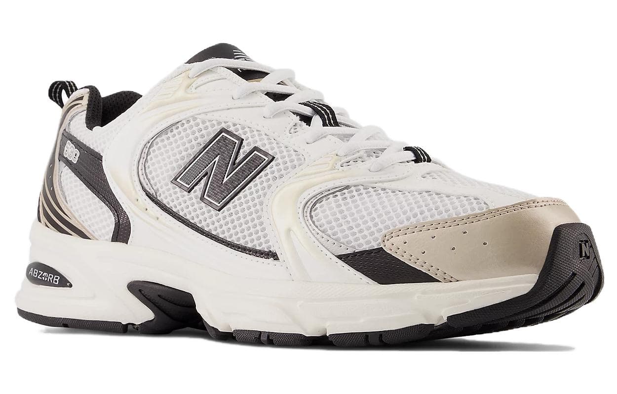 New Balance 530 White Light Gold Metallic 6