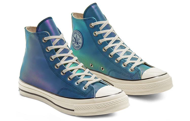Converse Iridescent Chuck 1970s High Top 'Blue White' Women's 5