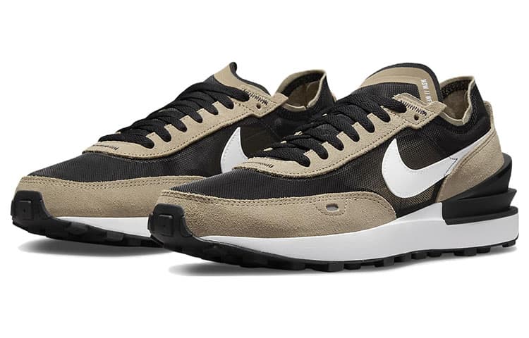 Nike Waffle One Black Khaki 5