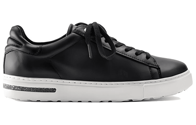 Birkenstock Bend Series Leather Casual Sneakers Unisex Black Regular 5