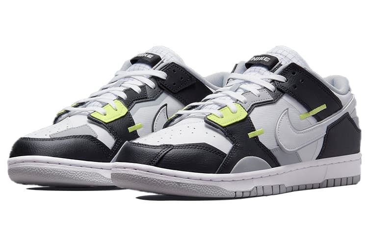 Nike Dunk Low Scrap Wolf Grey Light Lemon Twist 6