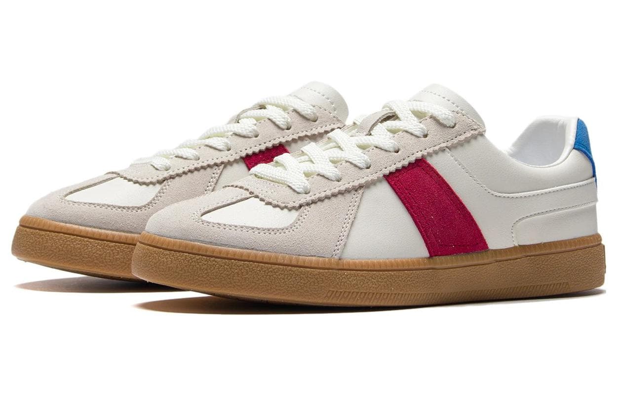 LiNing Yunchuan Low-Top Skateboard Shoes Women's White Red 5
