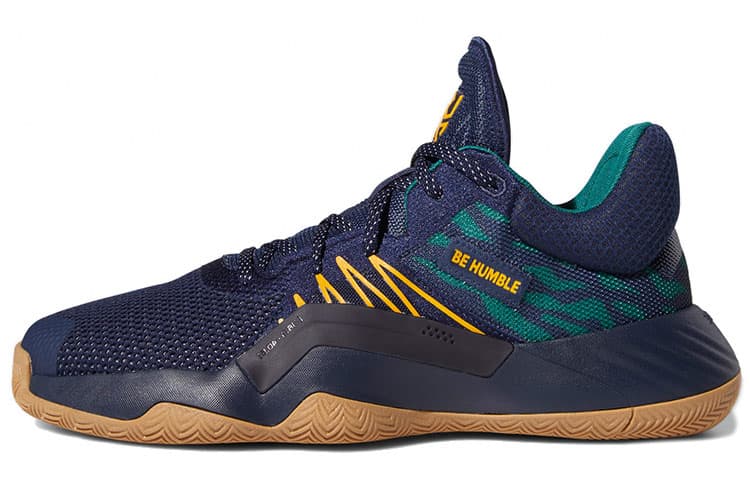 Adidas D.O.N. Issue #1 Navy Green Yellow 2
