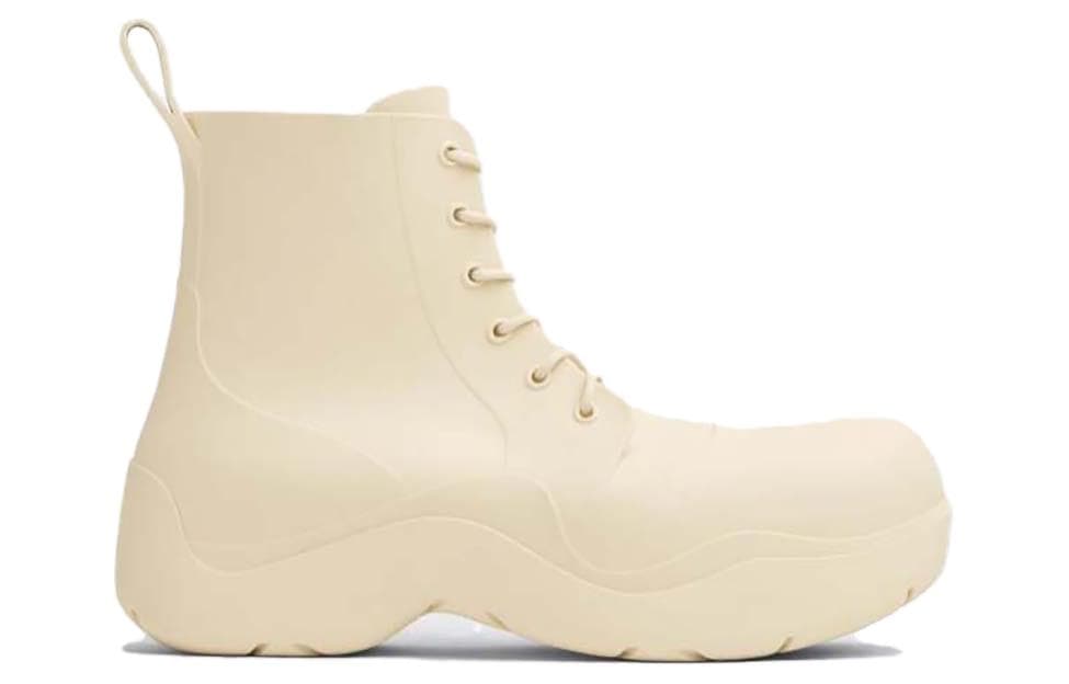 Bottega Veneta Ankle Boots Men's Ecru 4