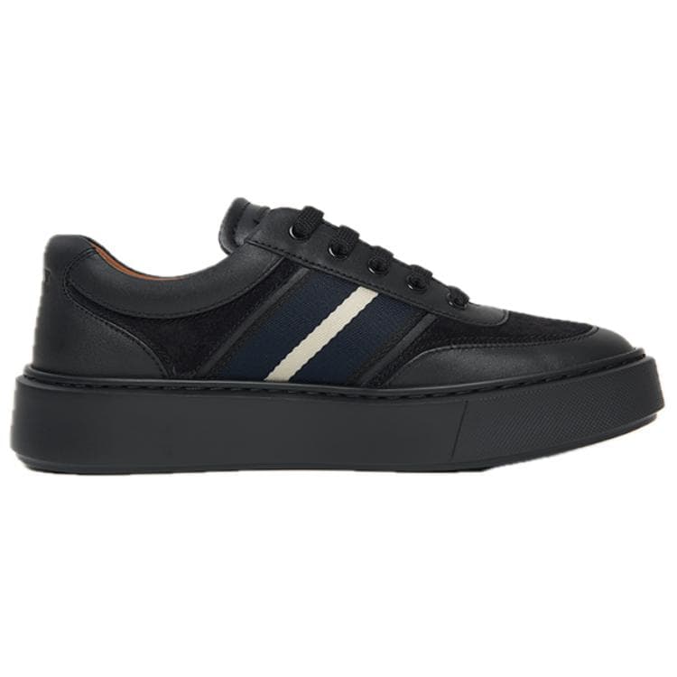 BALLY Low Top Skateboard Shoes Men's Black 3